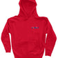 save cosmo hoodie live red